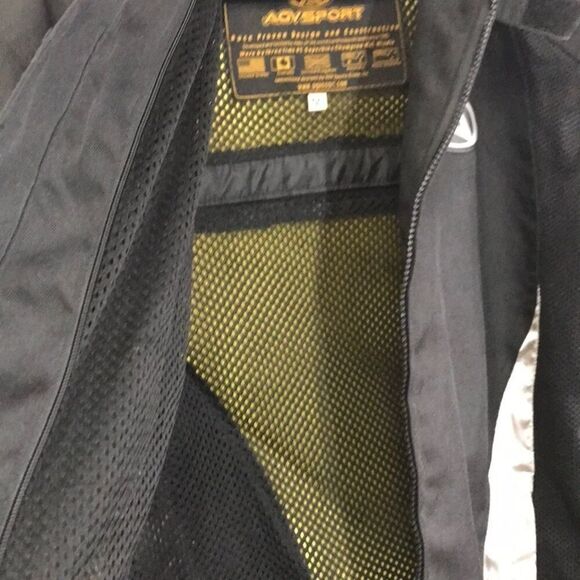 AVG SPORTS MOTORCYCLE RACING BIKER JACKET - Picture 2 of 8